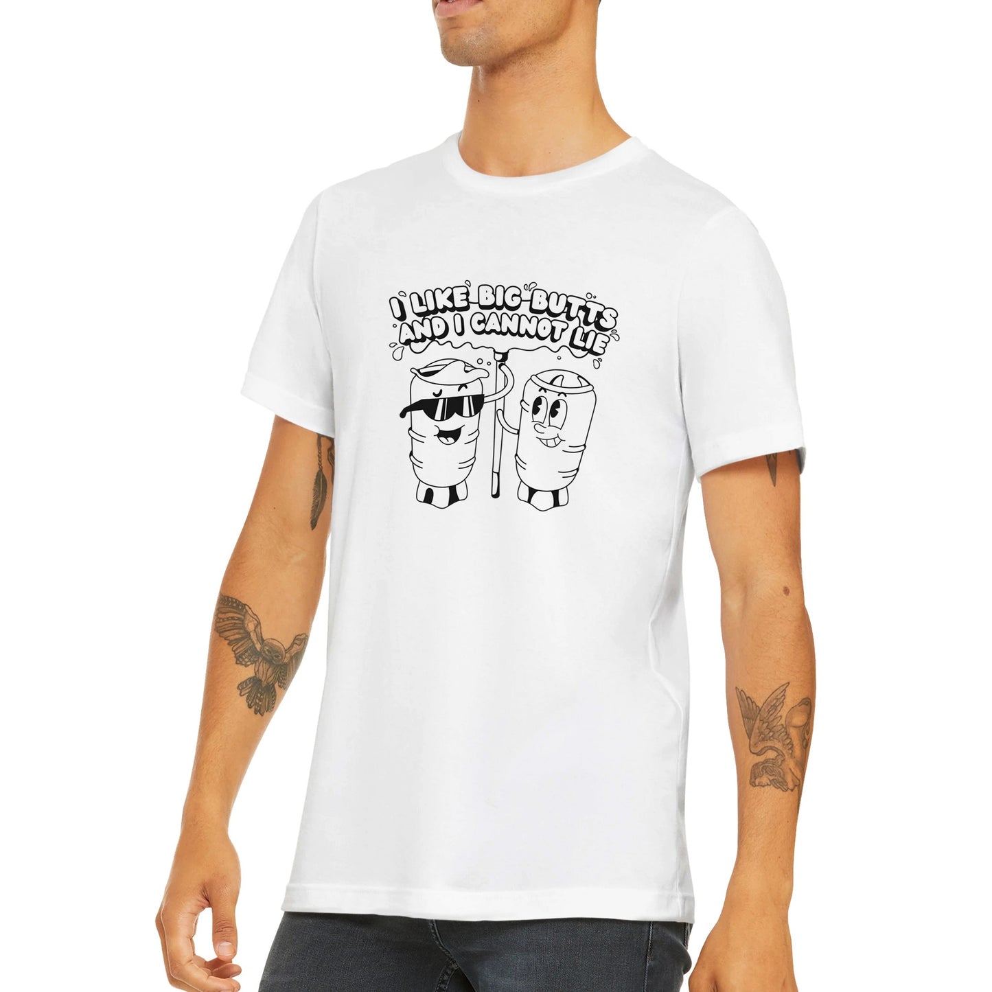 Funny Garden Humour Premium Unisex Crewneck T-shirt