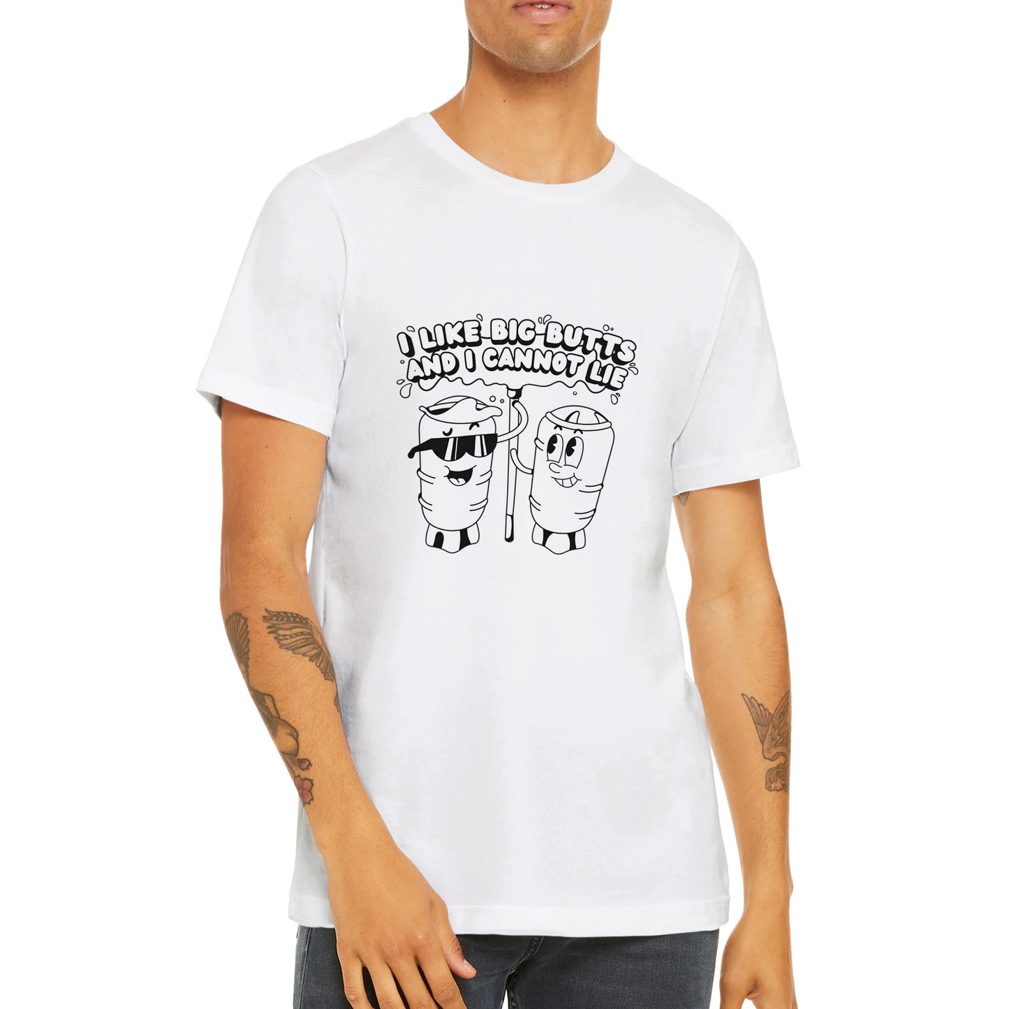 Funny Garden Humour Premium Unisex Crewneck T-shirt